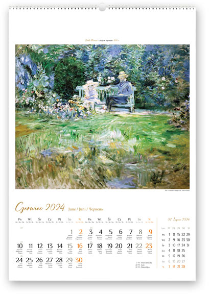 RW7 Malarstwo impresjonistów - kalendarium