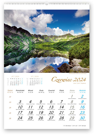 RW5 Pejzaże tatrzańskie - kalendarium