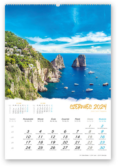RW8 Słoneczne wakacje - kalendarium