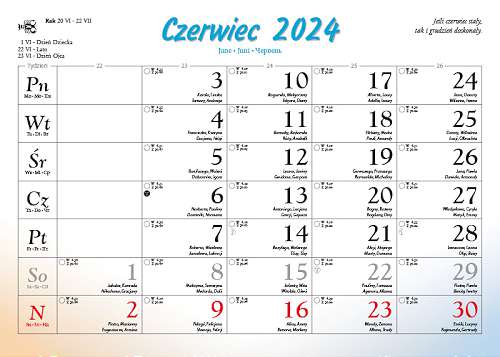 WL3 Pejzaże Polski - kalendarium