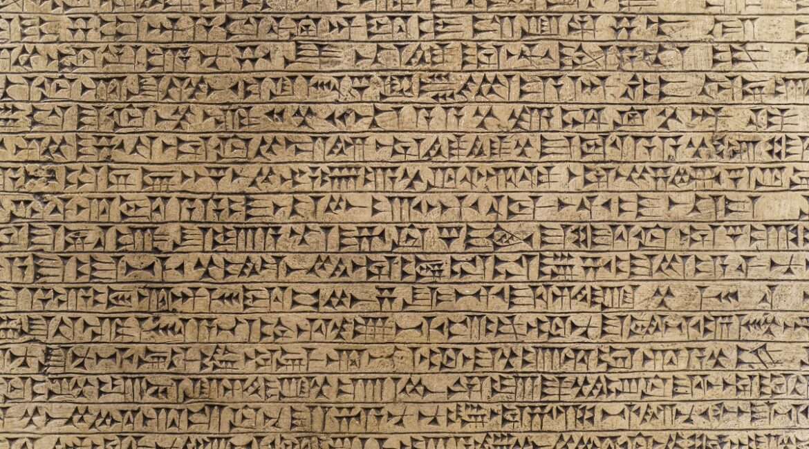 Pismo historyczne Babilonii - hieroglify